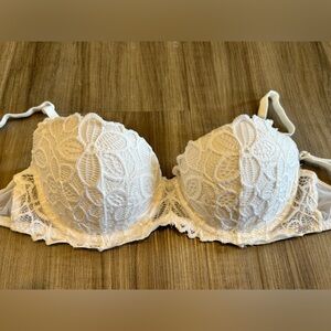White Lace Bra